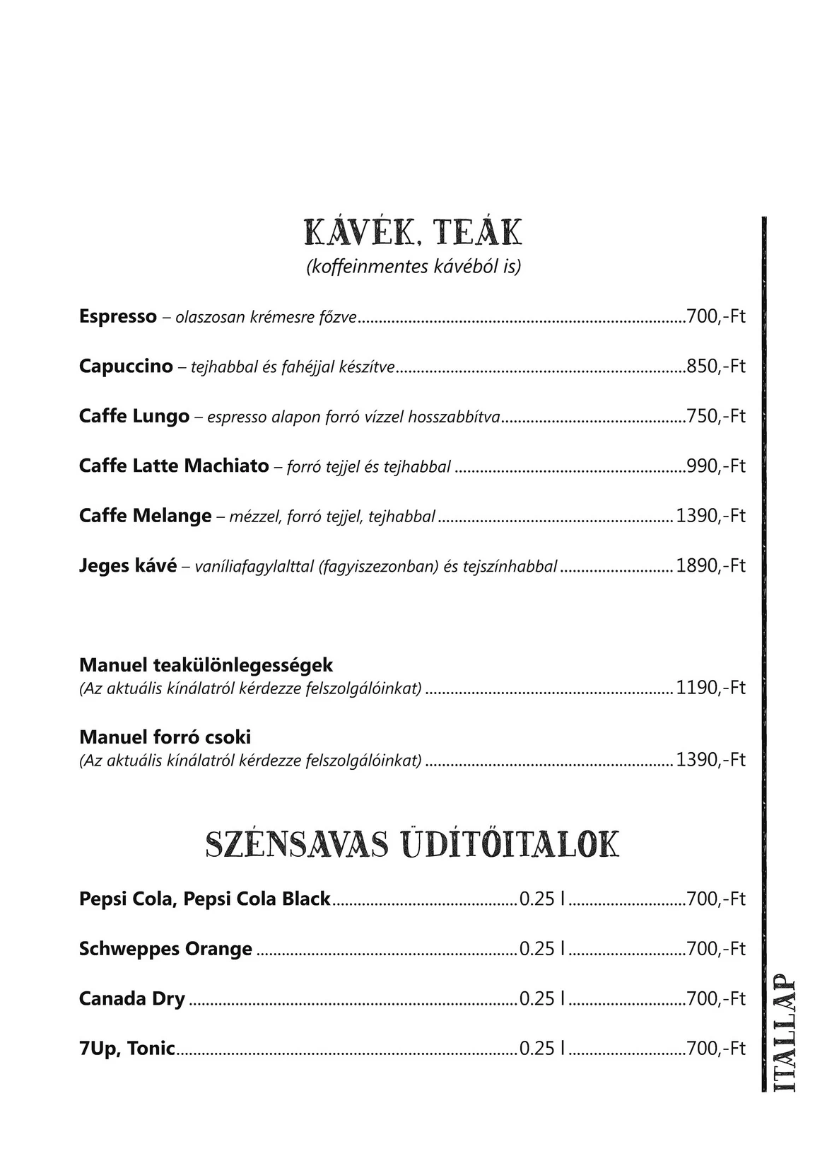 Étlap